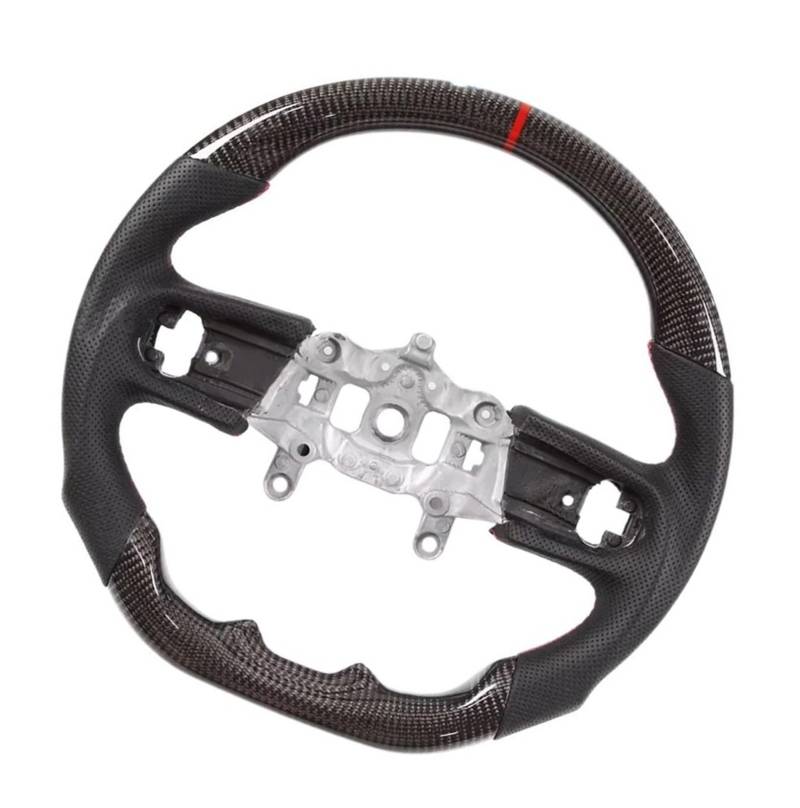 GYTTAK Sportlenkräder Kompatibel Mit Jeep Für Wrangler JL 2018 2019 2020 2021 2022 2023 Für Gladiator Heizung Carbonfaser-Autolenkrad Sportrad Mit Anzeigelicht(No Heat 1) von GYTTAK