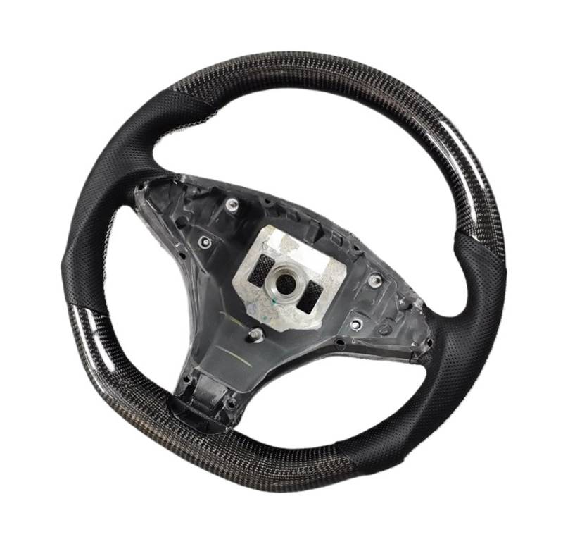 GYTTAK Sportlenkräder Kompatibel Mit Tesla Für Model S Für Model X 2017 2018 2019 2020 2021 Carbonfaser-Lenkrad Ohne Heizung, Anpassbares Autozubehör(Style 1) von GYTTAK