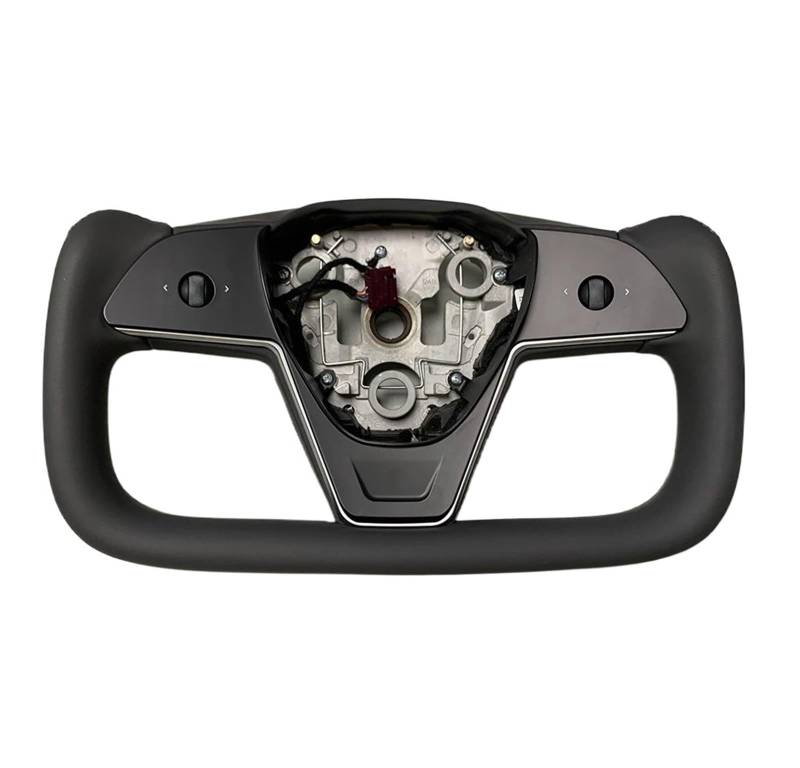 GYTTAK Sportlenkräder Kompatibel Mit Tesla Für Model Y Für Model 3 2017 2018 2019 2020 2021 2022 2023 Jochgriff-Lenkrad Autolenkrad Mit Heizfunktion von GYTTAK