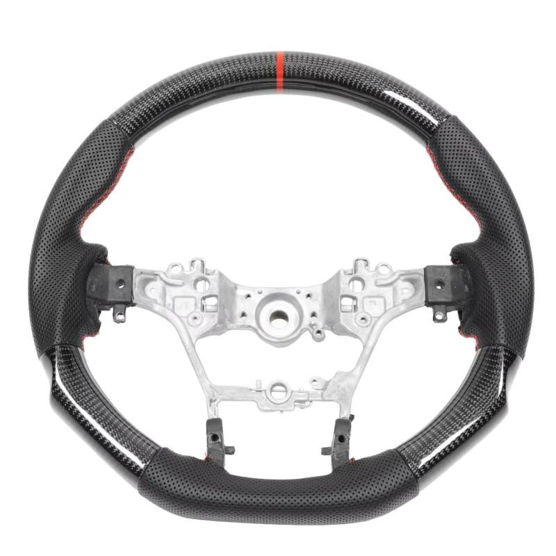 GYTTAK Sportlenkräder Kompatibel Mit Toyota Für Hilux AN110 AN120 AN130 Für Fortuner AN150 AN160 2015–2019 2020 2021 2022 2023 Carbonfaser-Lenkrad Autoteile von GYTTAK
