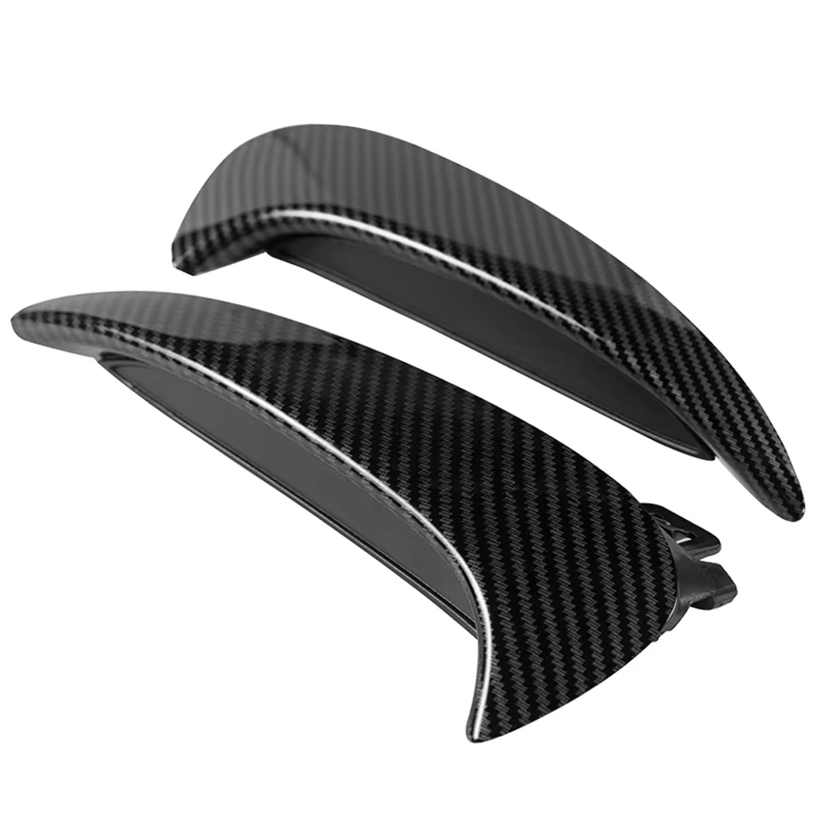 Kofferraumspoiler Kompatibel Mit Benz Für H247 GLA200 GLA220 GLA250 GLA35 GLA45S Für AMG 2020 2021 2022 2023 2024 Heckstoßstangenverkleidung Lip Spoiler Canards Fins(Carbon Fiber) von GYTTAK