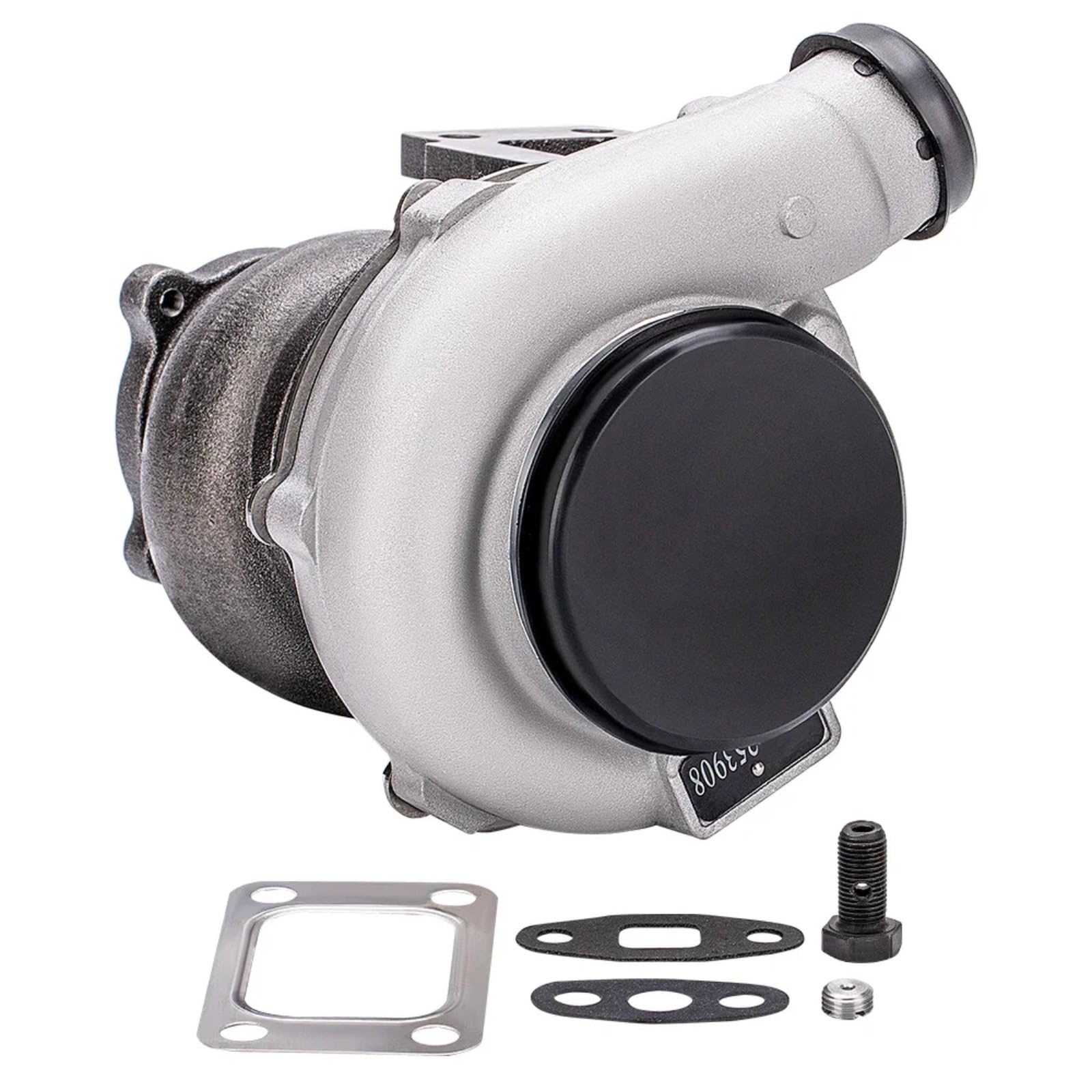 Motor-Turbolader Für GT3037 GT30 T3 Flansch A/R .60 Universal Turbolader Wasser + Öl 500+HP Auspuff Turbo Turbolader Auspuff Turbolader von GYTTAK