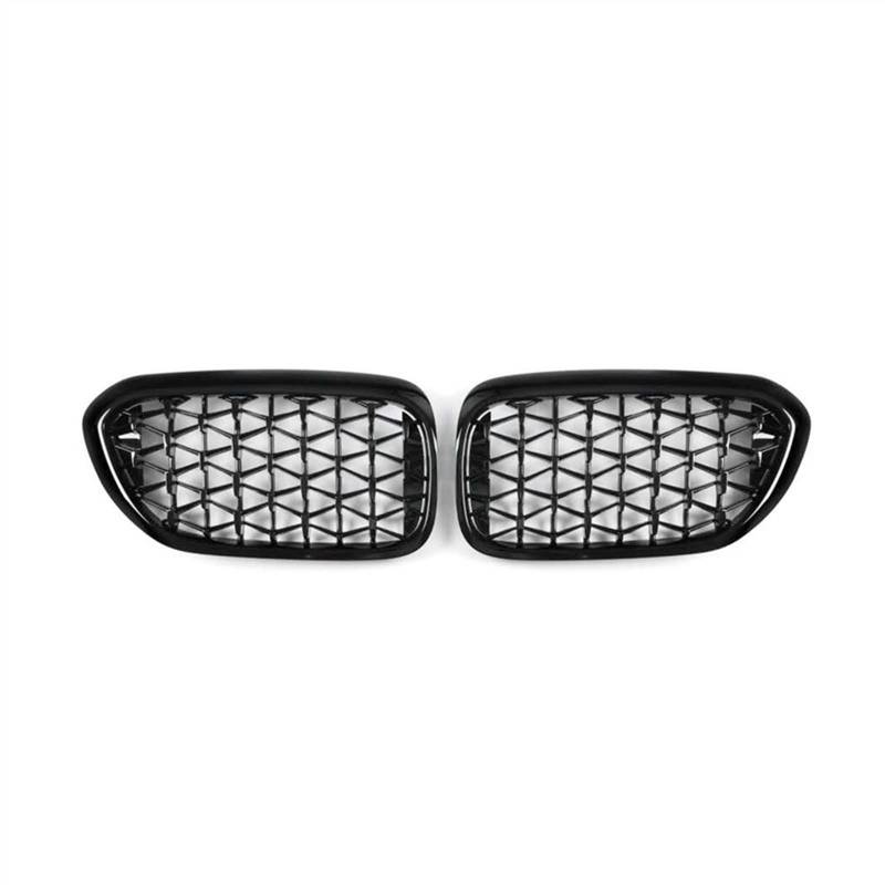 NierenGrill Kompatibel Mit 5er Für G30 G38 2018 2019 2020 Nierengitter Lufteinlass Grill Auto Frontgitter Stoßstange Haube Obere Gitterabdeckung(Black) von GYTTAK
