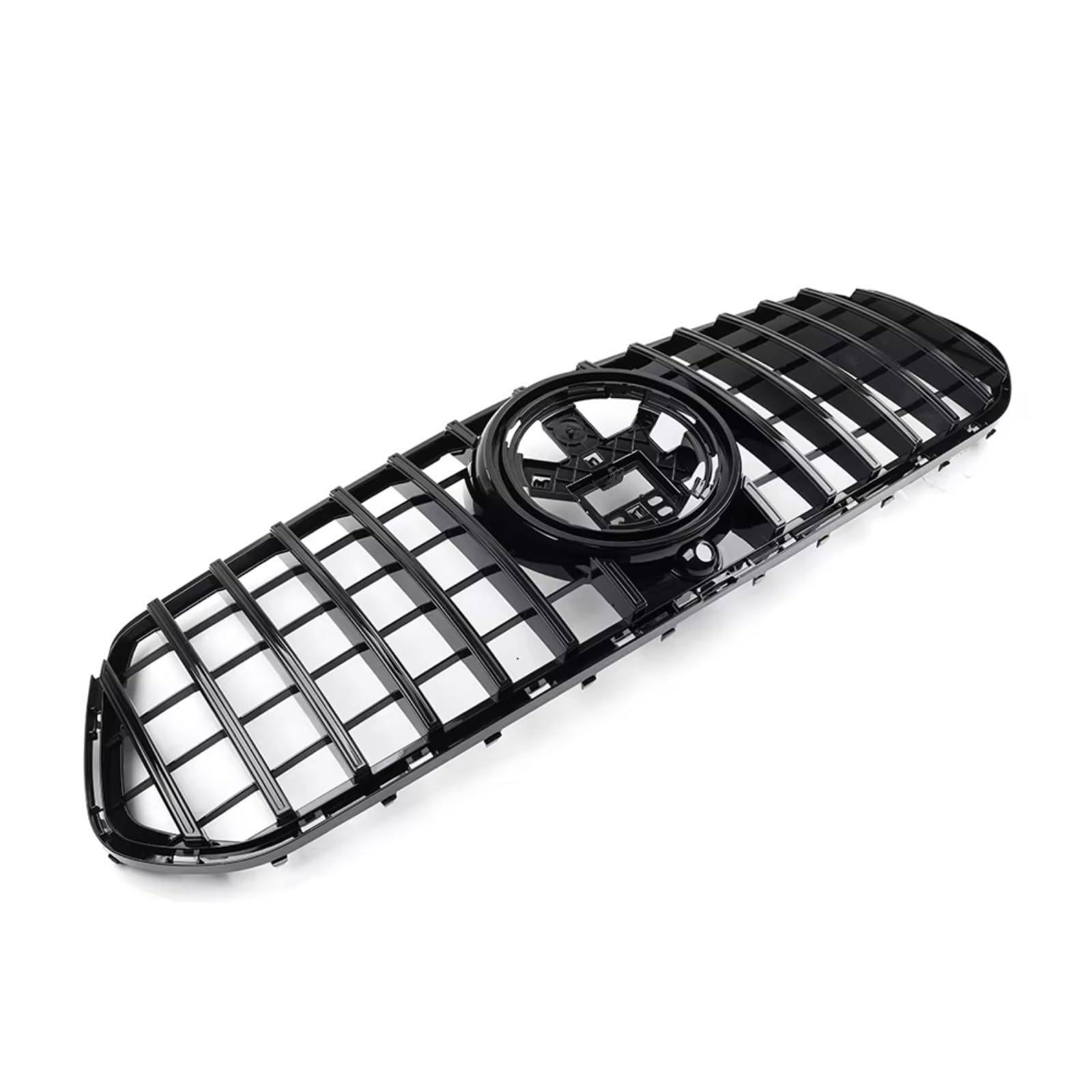 NierenGrill Kompatibel Mit Benz Für W167 GLE350 GLE450 GLE580 GLE-Klasse 2020 2021 2022 2023. Auto-Frontstoßstangengrill, Renngitter, Netzgitter(Black) von GYTTAK