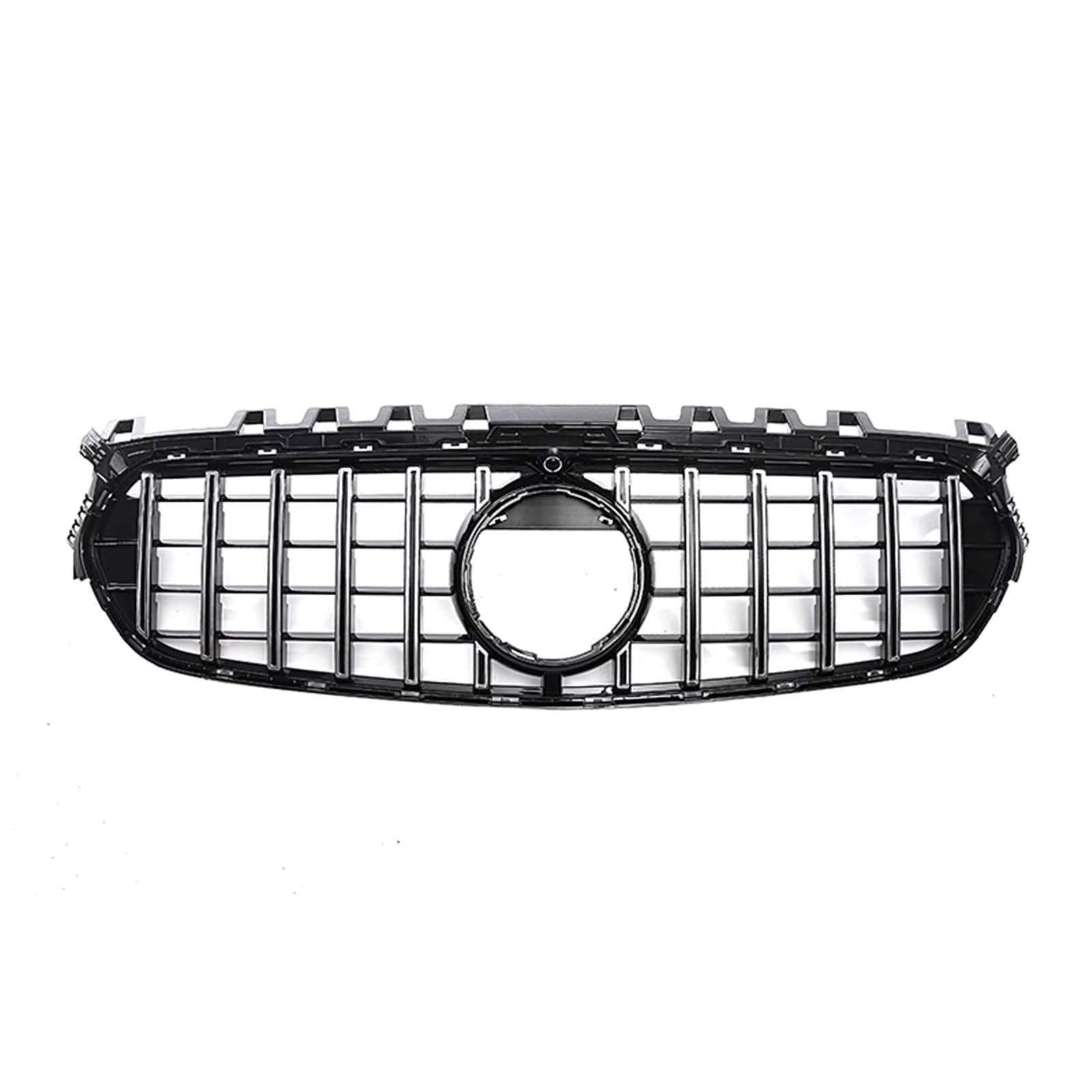 NierenGrill Kompatibel Mit Benz Für W247 B-Klasse 2020 2021 2022 Auto Obere Stoßstange Haube Mesh Grid Grills Front Grille Racing Grills Stoßstange Haube Grills(Silver) von GYTTAK