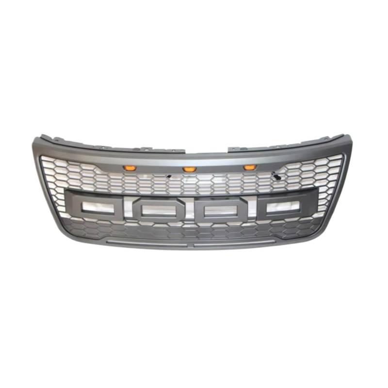 NierenGrill Kompatibel Mit Ford Für Explorer 2012 2013 2014 2015 2016 Auto-Frontstoßstange Racing Grills Mesh Grill Hood Kühlergrill Autozubehör(Gray) von GYTTAK