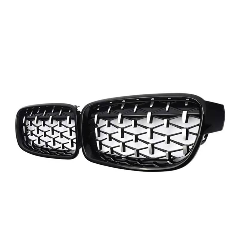 NierenGrill Kompatibel Mit Für F30 F31 F35 320I 328I 335I 2012 2013 2014 2015 2016 2017 2018 Auto-Frontnieren-Stoßstangengrillhaube Diamond Meteor Grill von GYTTAK