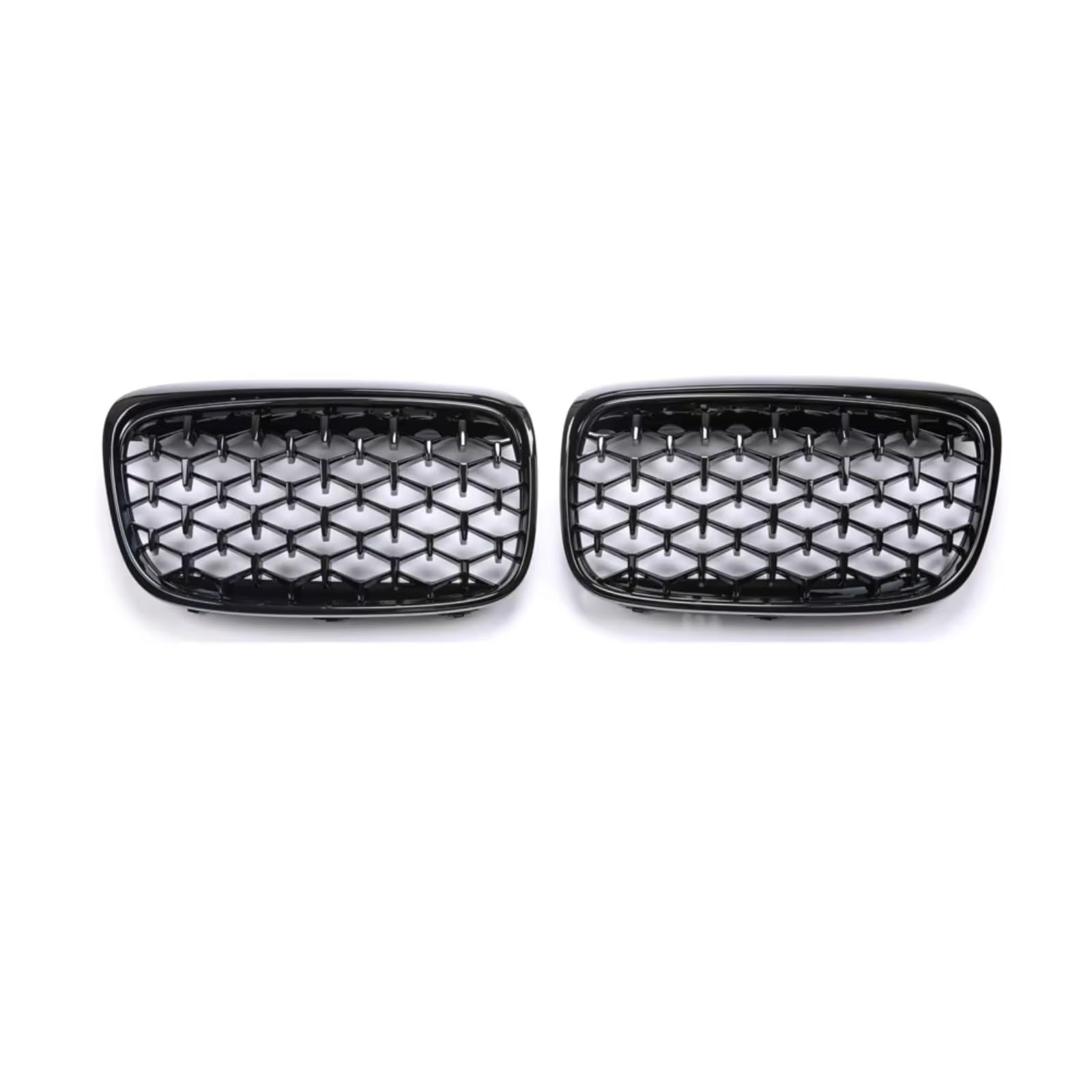 NierenGrill Kompatibel Mit Für F45 228i 220i 235i 2er Serie 2014 2015 2016 2017 2018 Zubehör Diamond Meteor Style Gitter Frontstoßstange Nierengrill(Black) von GYTTAK