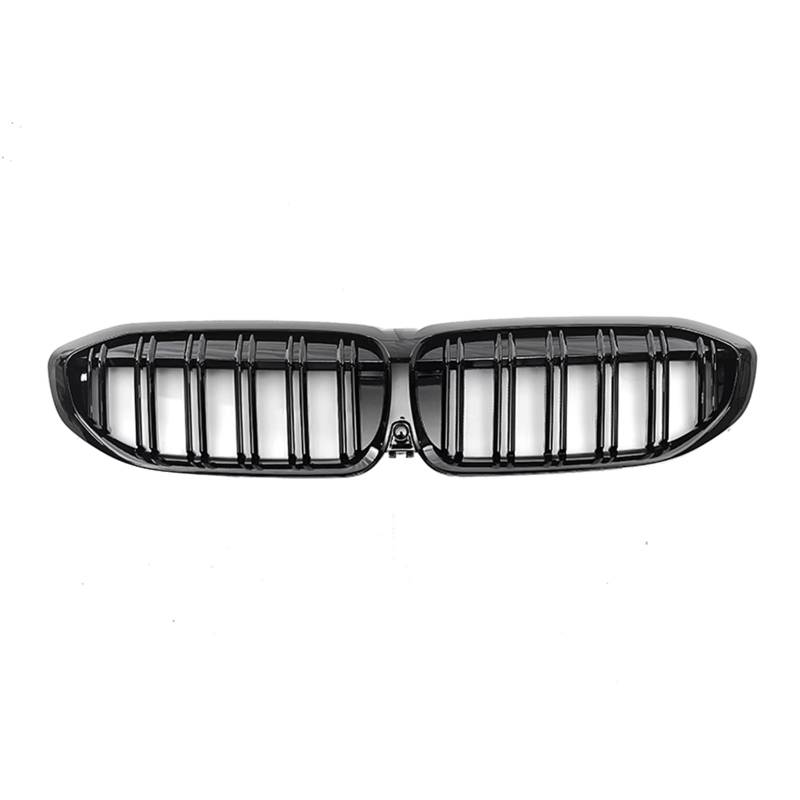 NierenGrill Kompatibel Mit Für G20 G21 G28 320i 330i M340i 3er 2019 2020 2021 2022 51138072085 Vorderer Oberer Stoßfänger Nierengitter Haube Mesh Racing Grillgitter(Double) von GYTTAK