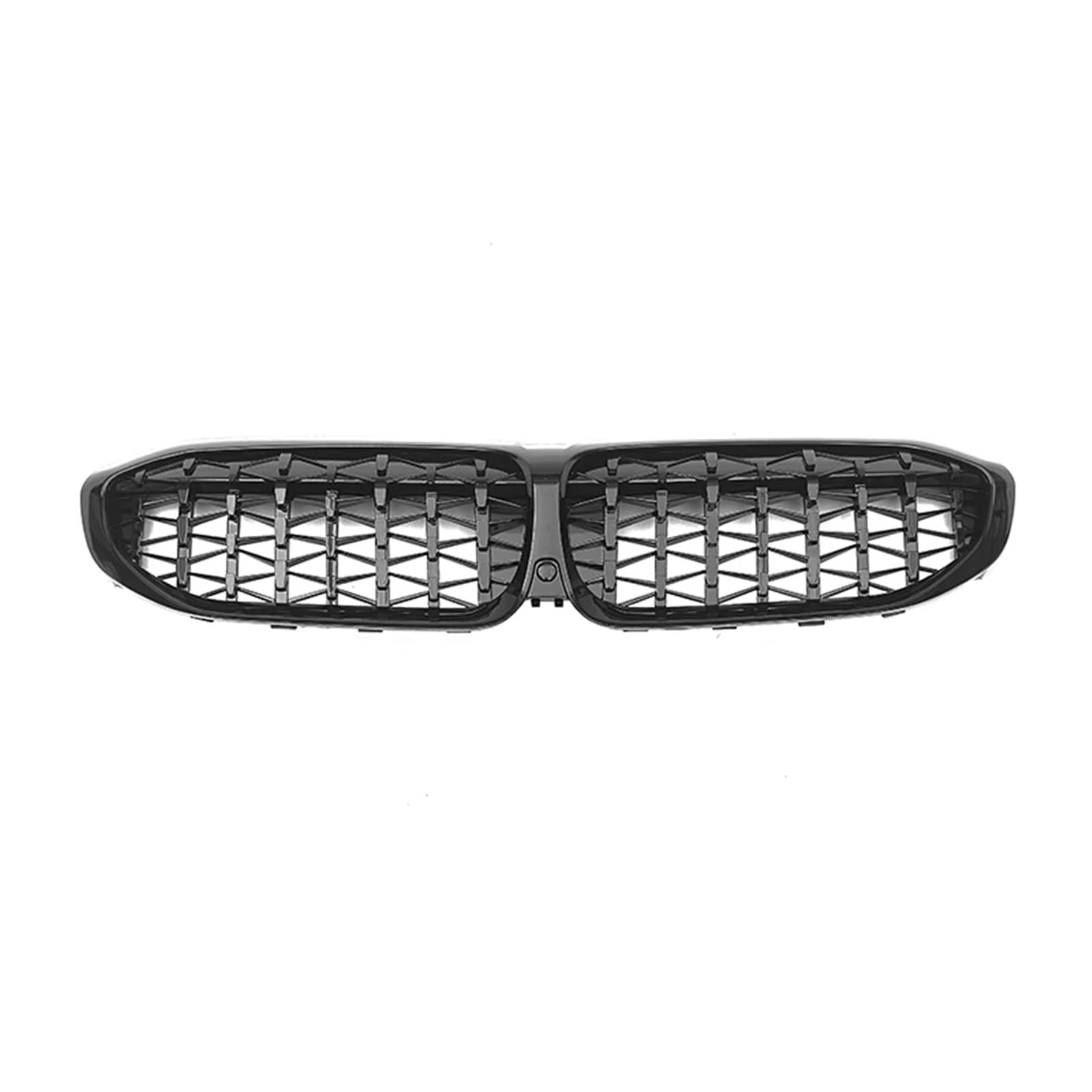 NierenGrill Kompatibel Mit Für G20 G21 G28 320i 330i M340i 3er 2019 2020 2021 2022 51138072085 Vorderer Oberer Stoßfänger Nierengitter Haube Mesh Racing Grillgitter(Glossy Black) von GYTTAK