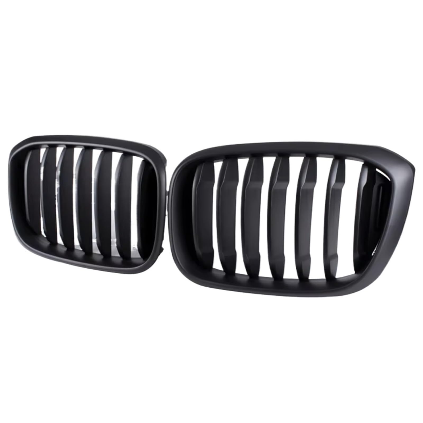 NierenGrill Kompatibel Mit Für X3 G01 G08 X4 G02 2018 2019 2020 2021 Auto-Front-Nieren-Stoßstangengrill, Glänzend Schwarz, Renngrills, Ersatz-Auto-Styling(Matte Black,1 Slat) von GYTTAK
