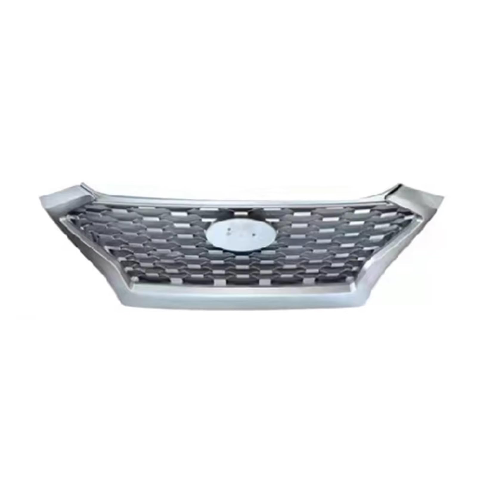 NierenGrill Kompatibel Mit Hyundai Für Tucson 2019 2020 Auto Frontstoßstangengrill Schwarz Glanz Racing Grill Auto Oberer Einlass Grills Haube Mesh Grid Grille(Silver) von GYTTAK