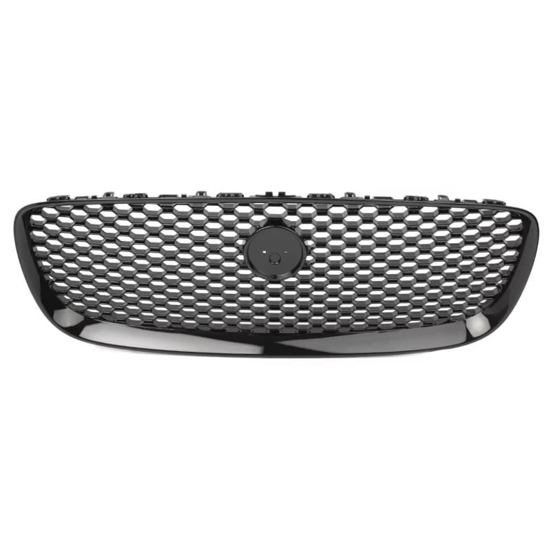 NierenGrill Kompatibel Mit Jaguar Für XF XFR 2016 2017 2018 2019 2020 Auto Front Stoßstange Kühlergrill Racing Grille Mesh Grill Ersatz Teile von GYTTAK