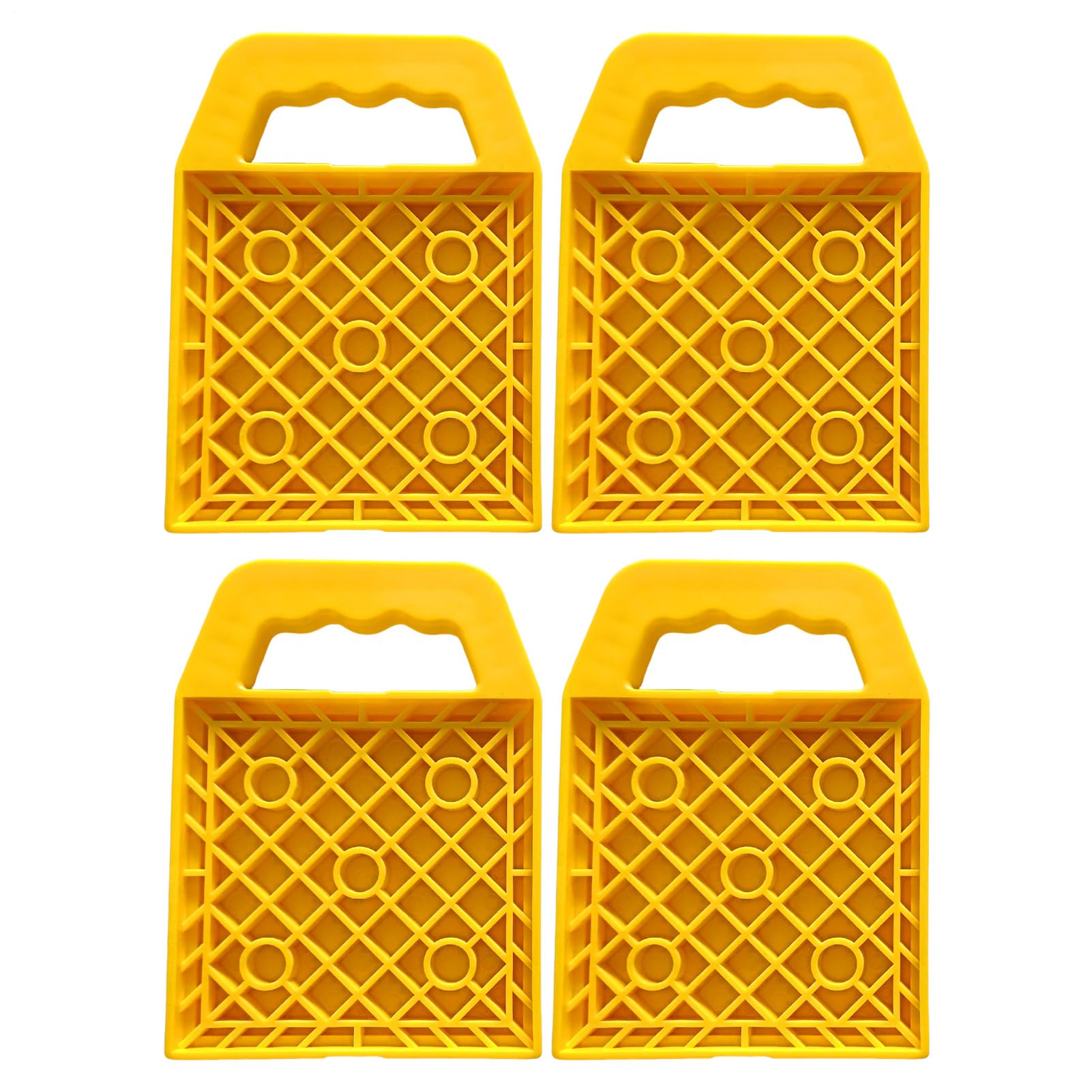 4-teilige Stabilisierende Wagenheber-Pads, Wagenheber-Pads, Verhindern Das Absinken Der Wagenheber, Widerstandsfähige Stabilisator-Nivellierblöcke Für Picknicks Am Im Freien, Reisen I 4-teilige Stabilisierende Wagenheber-Pads, Wagenheber-Pads, Verhindern Das Absinken Der Wagenheber, Widerstandsfähige Stabilisator-Nivellierblöcke Für Picknicks Am Im Freien, Reisen I von GZBMEZS