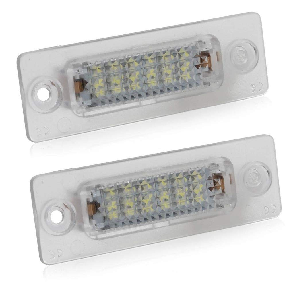 GZCRDZ 2 x wasserdichte Kfz-LED-Nummernschildbeleuchtung für Jetta 5 MKV Passat Touran 12 V ohne Fehler - weiß GZCRDZ 2 x wasserdichte Kfz-LED-Nummernschildbeleuchtung für Jetta 5 MKV Passat Touran 12 V ohne Fehler - weiß von GZCRDZ