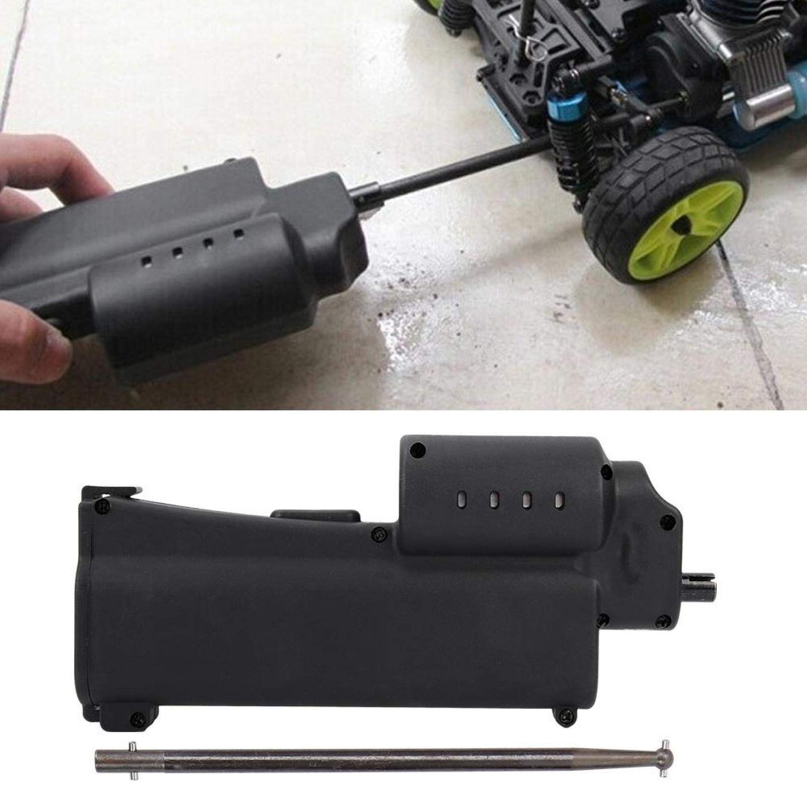 GZD Elektrischer Handstarter, tragbar, bequem zu installieren für RC Automotor und 15Cxp Motorlufthubschrauber, 7.2V, Schwarz von GZD