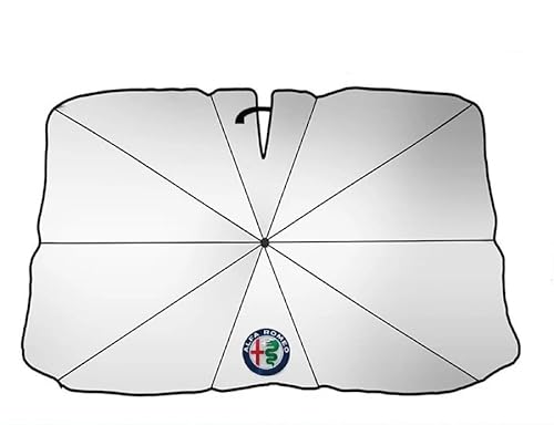 Sonnenschutz Auto Frontscheibe,für Alfa Romeo MiTo,Faltbarer Sonnenschirm für Auto Effizienter UV-Schutz Wärmeisolierung Auto-Sonnenschirm Autozubehör von GZLYLY