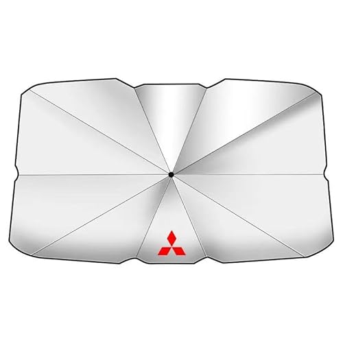 Sonnenschutz Auto Frontscheibe,für Mitsubishi Attrage,Faltbarer Sonnenschirm für Auto Effizienter UV-Schutz Wärmeisolierung Auto-Sonnenschirm Autozubehör von GZLYLY