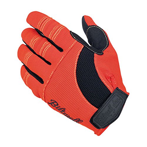 Gloves Motorrad-Handschuhe, orange, Biltwell für Herren, Biker, Custom, Geschenkidee, Größe XL von GZM