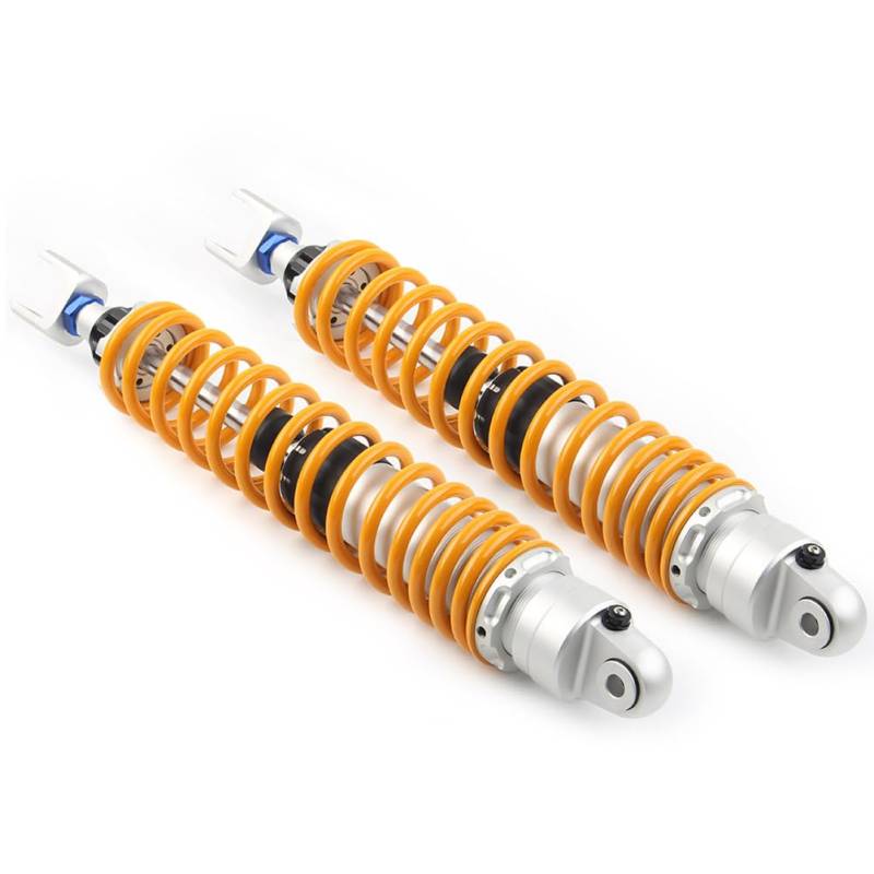 GZYF 1 Paar 425mm 16,7" Luftstoßdämpfer Gabelköpfe Absorber Aufhängung Eisen Gold Motorrad für Universal von GZYF