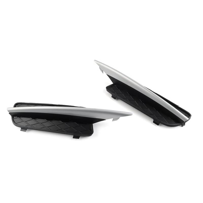 GZYF 1 Paar 51117159593 51117159594 7159593 7159594 geschlossenes Gitter Nebelscheinwerfer Stoßstange vorne unten Kühlergrill Zierleiste ABS schwarz Auto Für X5 E70 X6 E71 von GZYF