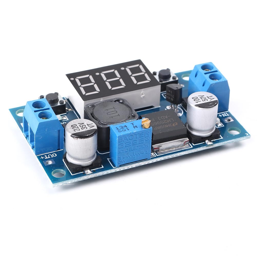 GZYF 1 STÜCK 4–40 V bis 1,3–37 V DC-DC Buck Spannung einstellbar Step Down Modul Board Power Regler Konverter Neu LM2596S Blau GZYF 1 STÜCK 4–40 V bis 1,3–37 V DC-DC Buck Spannung einstellbar Step Down Modul Board Power Regler Konverter Neu LM2596S Blau von GZYF