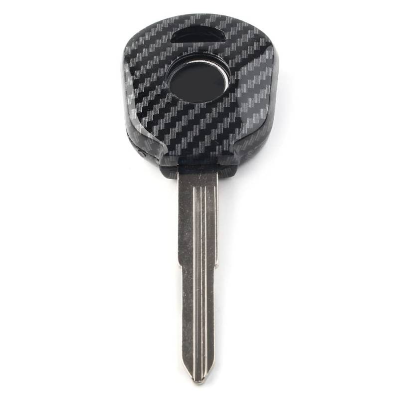 GZYF 1 Satz ungeschliffener Schlüsselbart Schlüsselgehäuse Schutzabdeckung Gehäuse Metall Carbon Fiber Muster Motorrad Für CBR1000RR CBR600RR CBR954 F4I F4 von GZYF