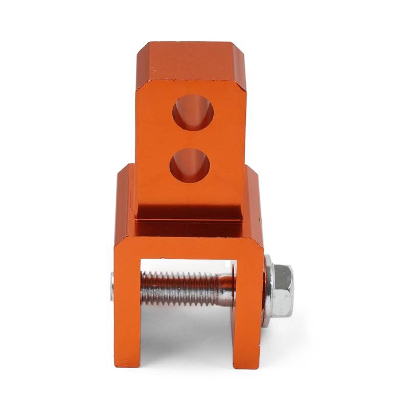 GZYF 1 stück 8 MM Aluminium Motorrad Hinten Riser Stoßdämpfer Höhe Extender Verlängerung Adapter Orange für Motorrad von GZYF