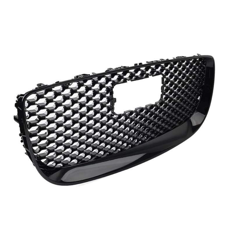 GZYF 1 stück C2D43046 Frontstoßstange Kühlerschutzgitter Kühlergrill Mesh Gitter ABS Vollschwarz Für Jaguar XJ 2016-20 von GZYF