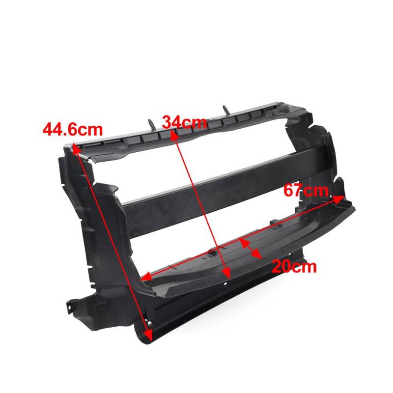 GZYF 1 stück LR055300 Luftkanal Deflektor Motor Kühler Unterstützung ABS Schwarz für LR4 2010-16 für Sport 2010-13 von GZYF