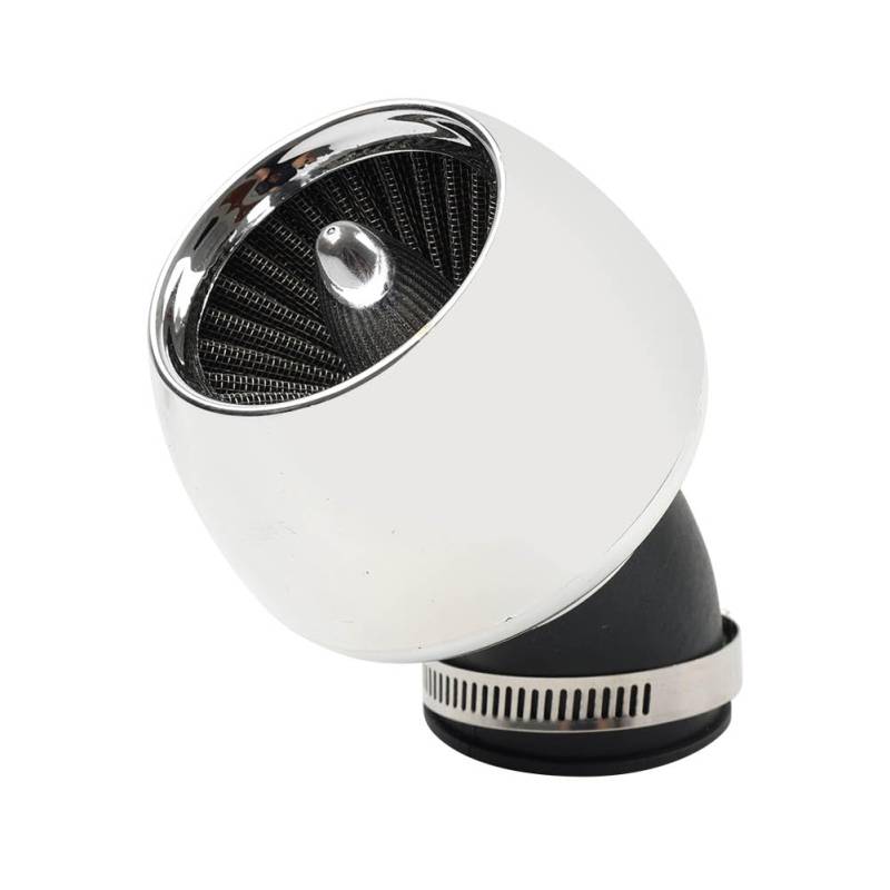 GZYF 1 stück Lufteinlass Entlüftungsfilter Filter Kegel Pod Adapter Pit ATV Roller Kunststoff Chrom Für Universal für GY125 Motorrad von GZYF