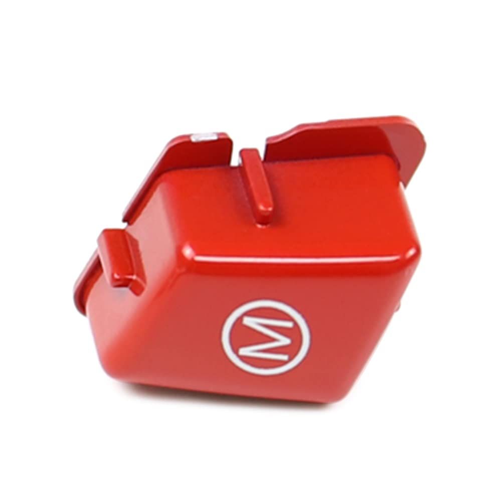 GZYF 1 x rote Lenkrad-M-Modus-Tastenabdeckung für BMW 3er-Serie M3 E90 E91 E92 E93 2007–2013 GZYF 1 x rote Lenkrad-M-Modus-Tastenabdeckung für BMW 3er-Serie M3 E90 E91 E92 E93 2007–2013 von GZYF