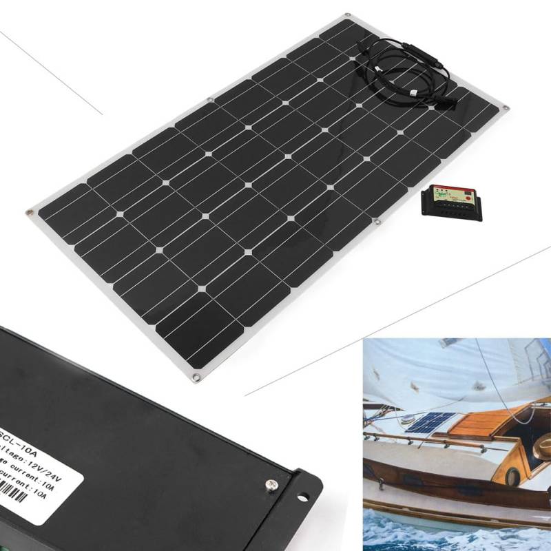 GZYF 100W 18V Tragbares Solarpanel mit 12V/24V Solarregler Für Wohnmobile von GZYF