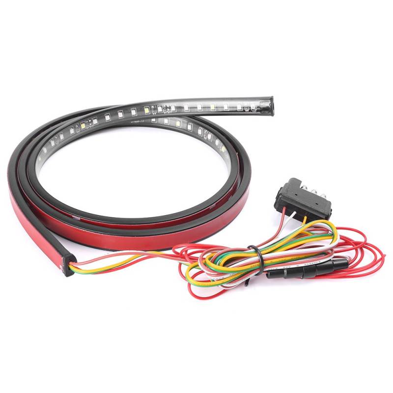 GZYF 121cm Heckklappe Licht Stip Bar Lauf Blinker PVC Weiß/Rot Auto Für Universal Pickup SUV Lkw von GZYF