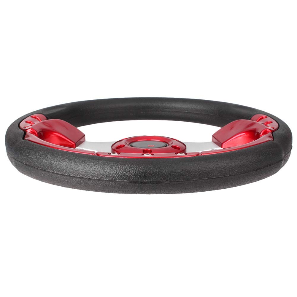 GZYF 13" 330mm Rennlenkrad mit Hupenknopf ersetzen PVC-Legierung Rot für Auto GZYF 13" 330mm Rennlenkrad mit Hupenknopf ersetzen PVC-Legierung Rot für Auto von GZYF