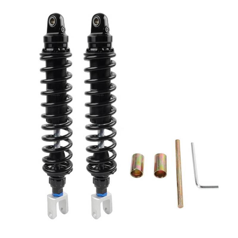 GZYF 1pc 405mm Federaufhängung Einstellbare Stoßdämpfer Dämpfer Motorrad Aluminium Schwarz Motorrad Für Universal von GZYF