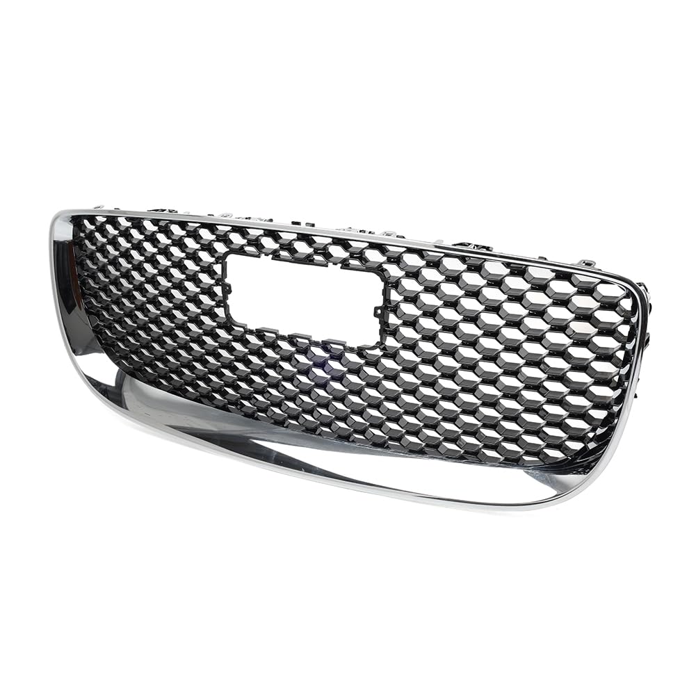 GZYF 1pc ABS Stoßstange Kühler Schutz Proetctor Grille Mesh Grid Vorne C2D43033 Splitter + Schwarz Für Jaguar XJ 2016-19 20 GZYF 1pc ABS Stoßstange Kühler Schutz Proetctor Grille Mesh Grid Vorne C2D43033 Splitter + Schwarz Für Jaguar XJ 2016-19 20 von GZYF