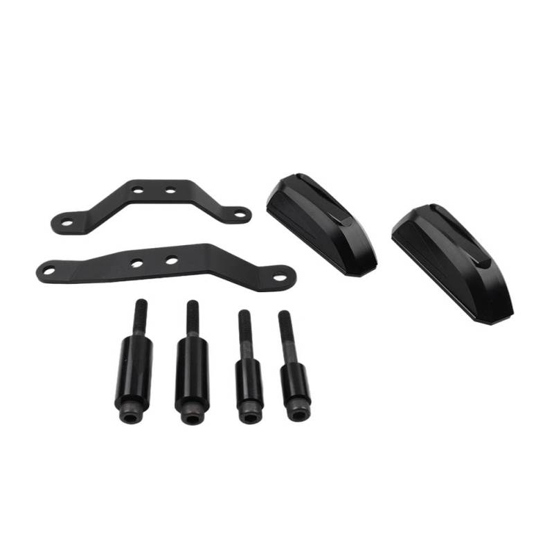 GZYF 1set Aluminium Motor Motorräder Rahmen Fallen Fall Schutz Crash Protector Guards PadSliders Schwarz Für Z900 2017-21 22 Motorrad von GZYF