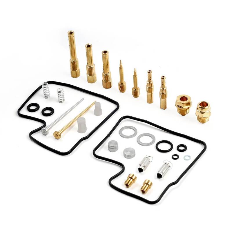 GZYF 2 Set Carb Rebulid Vergaser Reparatur Kits Für Shadow 1100 VT1100C 89-1994 Messing, Gummi von GZYF