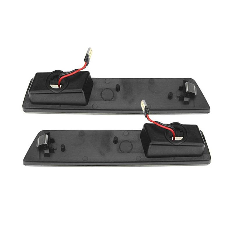GZYF 2 Stück Auto Licht Seitenmarkierungsleuchten PC Shell Seitenleuchten Kit Für Challenger 2008-2014, Charger 2011-2014 Klare Linse weißes Licht von GZYF