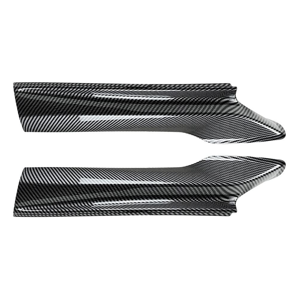 GZYF 2 x Frontstoßstangen-Spoilerlippe, Spoiler, Splitter, Karbonfaser-Muster, für BMW 5er-Serie F10 F11 mit M-Tech-Stoßstange 2011–2017 GZYF 2 x Frontstoßstangen-Spoilerlippe, Spoiler, Splitter, Karbonfaser-Muster, für BMW 5er-Serie F10 F11 mit M-Tech-Stoßstange 2011–2017 von GZYF