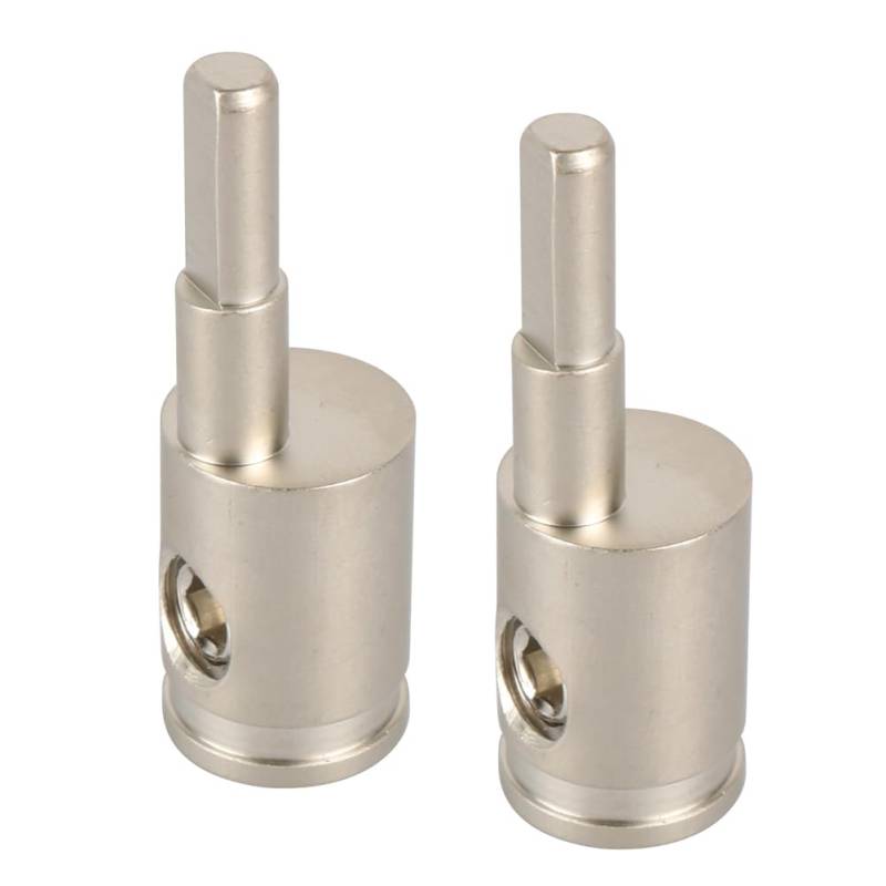 GZYF 2 Stück Messing Amp Eingangsreduzierer 4 Gauge auf 8 Gauge Drahtreduzierer Leistung, Auto Masse Amp Eingangsreduzierer Adapter, Auto Audio Amp Eingangsreduzierer Klemmenblock Für Auto von GZYF