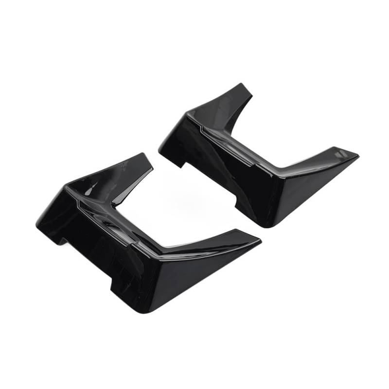 GZYF 2 Stück Speedform Touring Satteltasche Hart Dekorative Deckel Spoiler ABS Glänzend Schwarz Für Electra Glides Road Glides Road Kings & Street Glides 2014-23 Motorrad von GZYF
