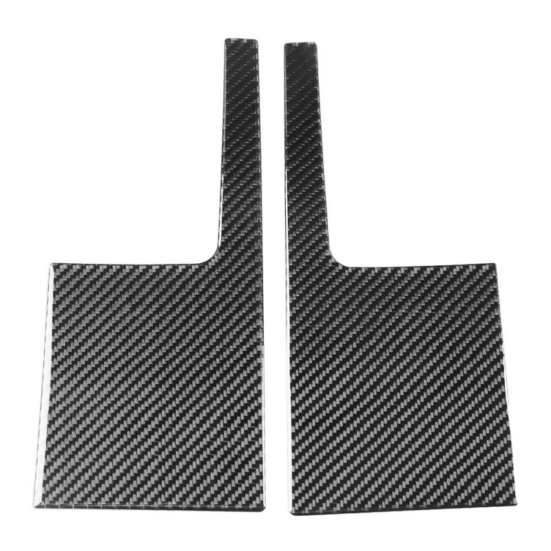GZYF 2-teiliges Center Air Vent Dashboard Cover Outlet Aufkleber Carbon Fiber Schwarz Links und Rechts für Jaguar F-Type 2013-2024 von GZYF