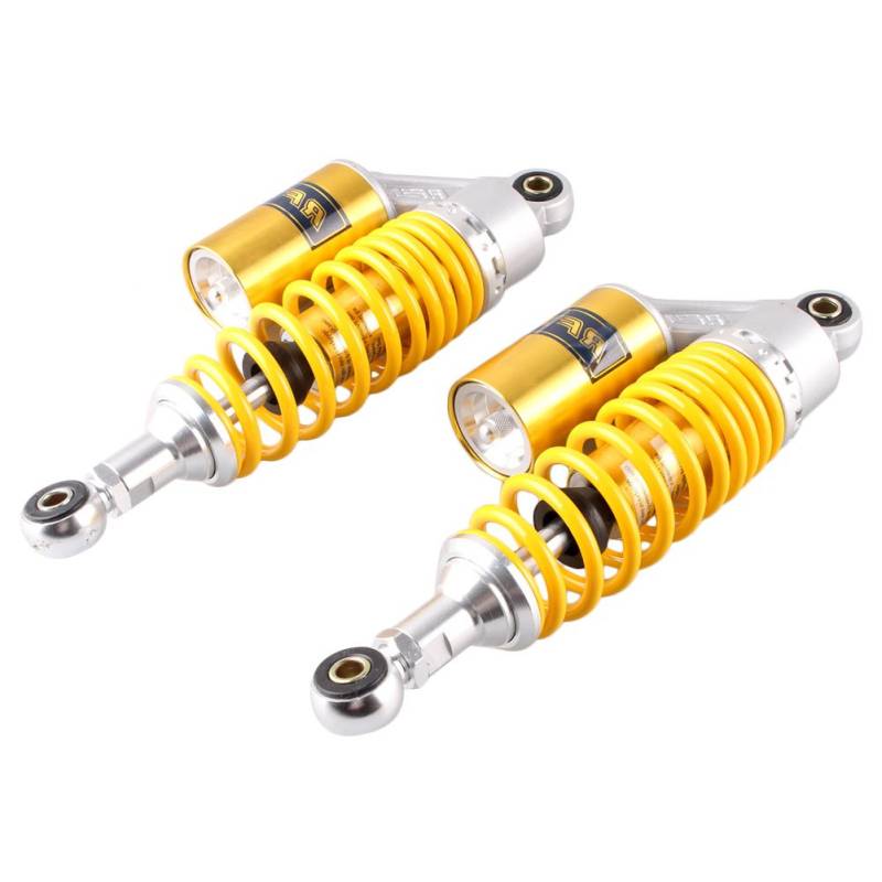 GZYF 280mm Universal Luft Stoßdämpfer Motorrad Stoßdämpfer für Gelb von GZYF