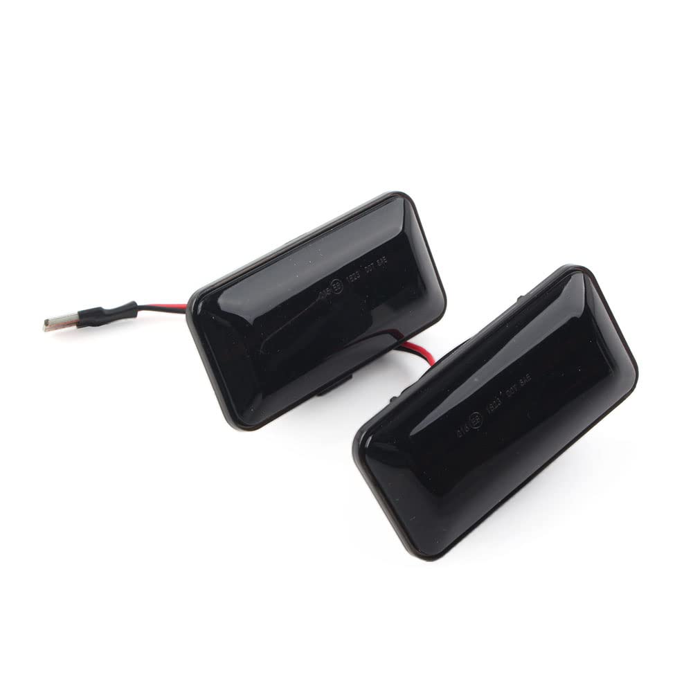 GZYF 2er-Pack Licht Seitenmarkierungsleuchten Blinker Für Golf 2 Golf 3 Für Vento Passat Für Seat Cordoba Ibiza, Links & Rechts, Rauchschwarz GZYF 2er-Pack Licht Seitenmarkierungsleuchten Blinker Für Golf 2 Golf 3 Für Vento Passat Für Seat Cordoba Ibiza, Links & Rechts, Rauchschwarz von GZYF
