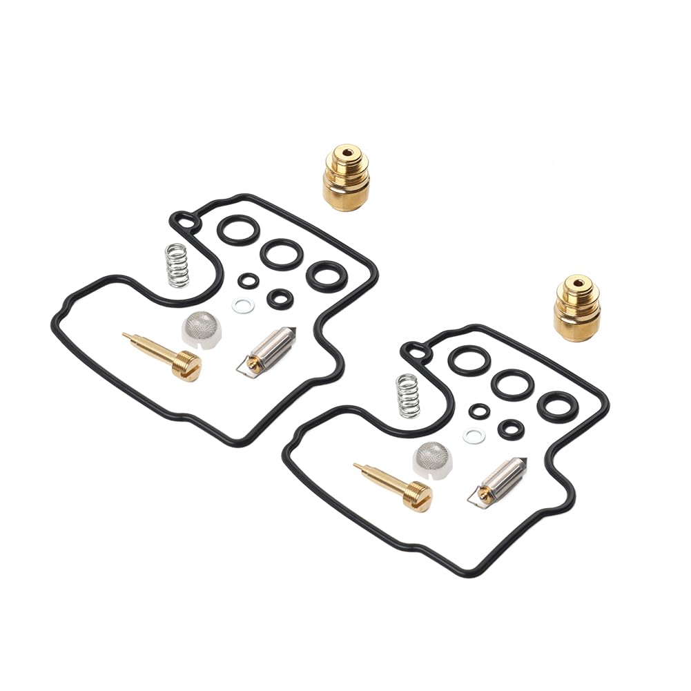 GZYF 2er Set Umbauteile Vergaser Reparatursatz Vergaserzubehör Messing, Gummi Für Intruder VL1500 98-04 GZYF 2er Set Umbauteile Vergaser Reparatursatz Vergaserzubehör Messing, Gummi Für Intruder VL1500 98-04 von GZYF