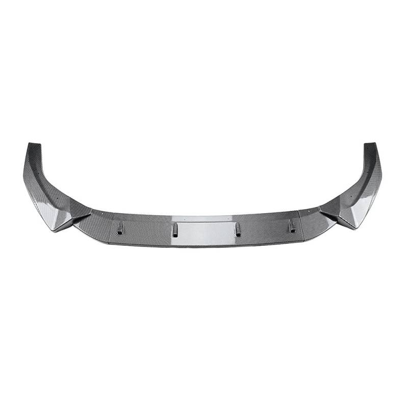 GZYF 3 stücke ABS Front Lip Spoiler Stoßstange Splitter Kinn Flügel Schutz Streifen Carbon Faser Schwarz Für S5 8W6 20-24 A5 Sline 20-24 für Später Bühne Modell Auto von GZYF