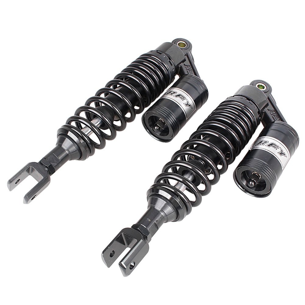 GZYF 320mm Gabelkopf Stoßdämpfer Universal Motorrad Stoßdämpfer Luft Stoßdämpfer für ATV Go Kart Quad Dirt Sport Bikes Schwarz von GZYF