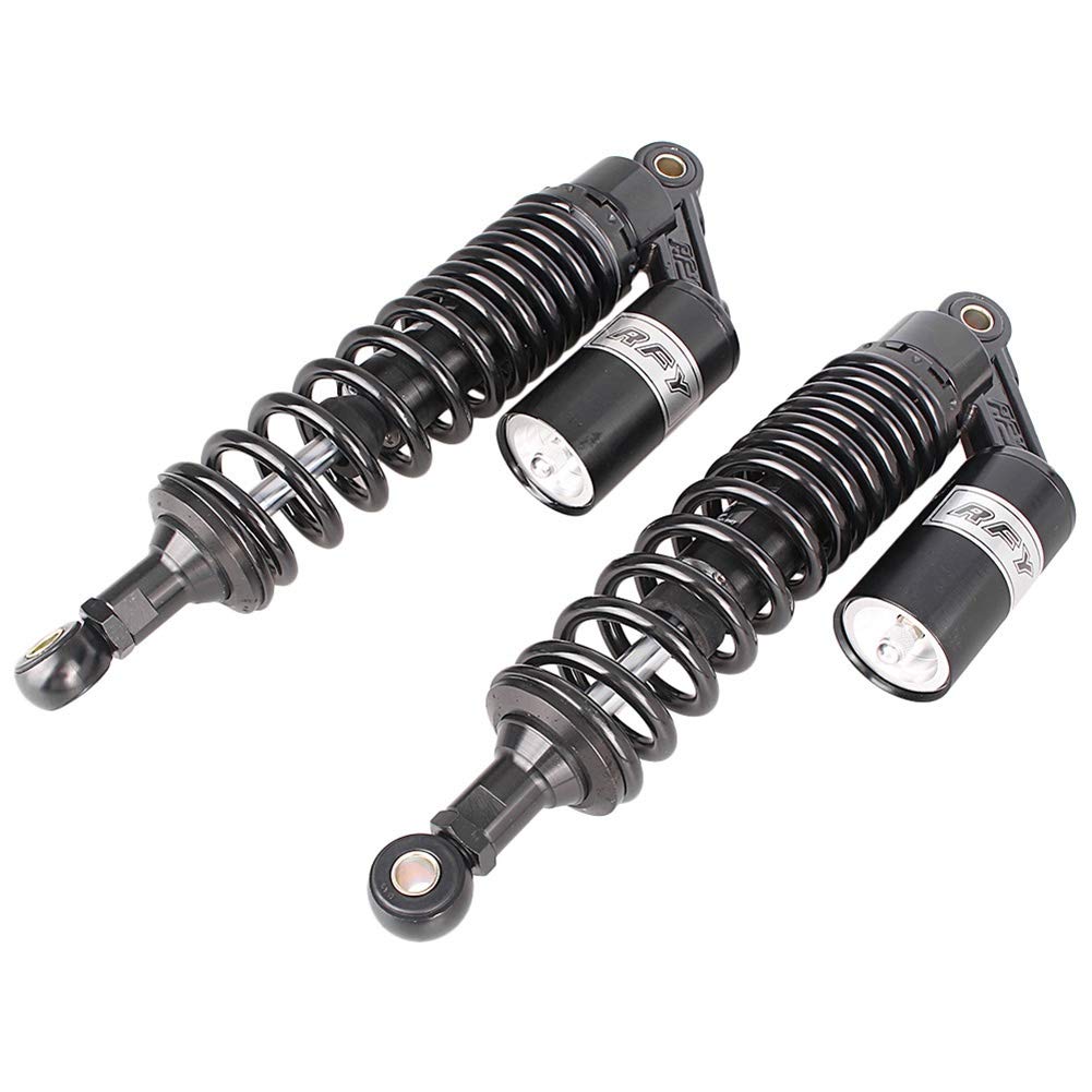 GZYF 320mm verstellbarer hinterer Stoßdämpfer Universal-Luftstoßdämpfer für ATV Go Kart Scooter Dirt Bike 125cc 110cc von GZYF